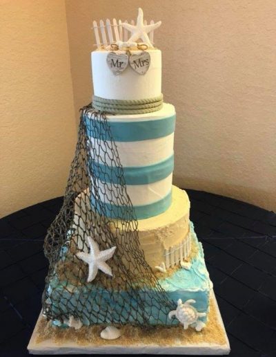 Beach Wedding Cakes