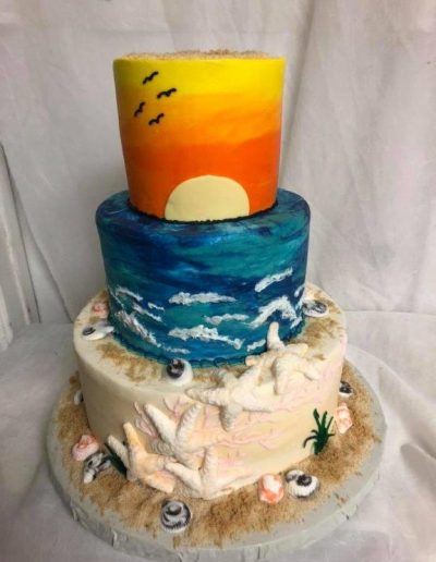 Beach Wedding Cakes